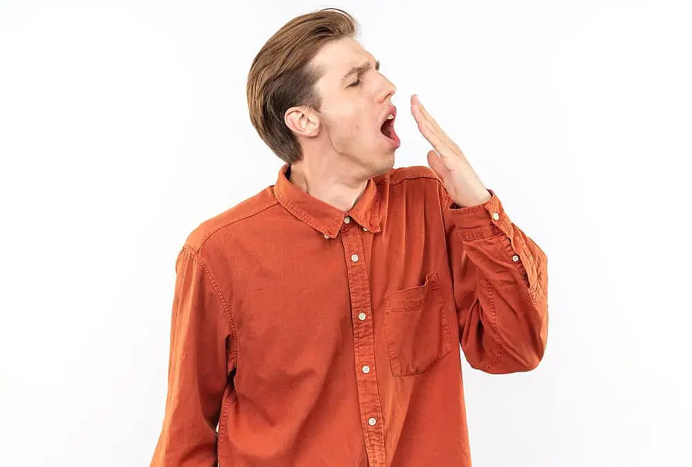 A man showing the relationship between mouth breathing and underbite at Limestone Hills Orthodontics in Austin, TX. A man showing the relationship between mouth breathing and underbite at Limestone Hills Orthodontics in Austin, TX.