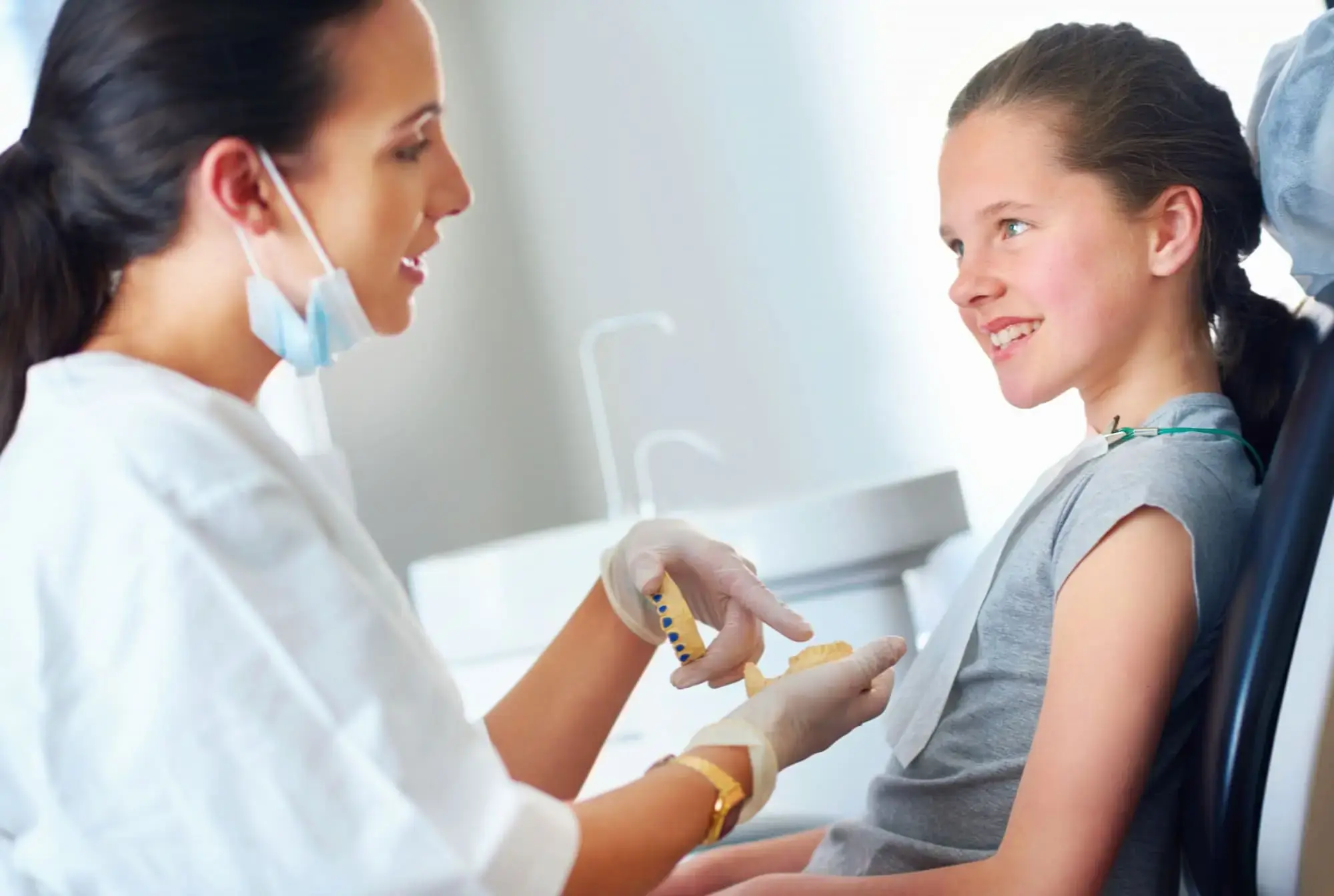 Smiling young patient during an orthodontic visit at a board-certified orthodontist in Austin, Texas. Smiling young patient during an orthodontic visit at a board-certified orthodontist in Austin, Texas.