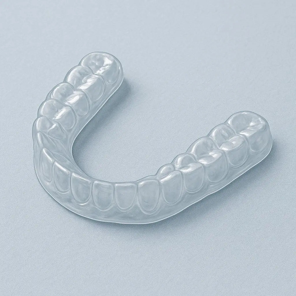 A Essix clear retainer from Limestone Hills Orthodontics in Austin, TX